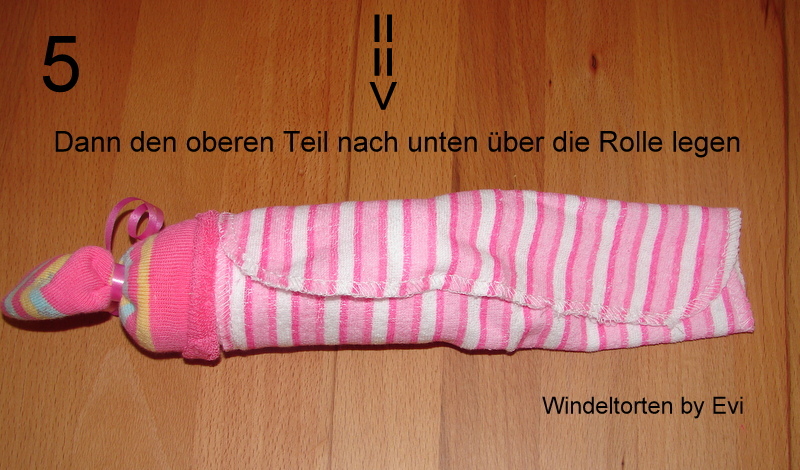 Waschtuch mit Windel und Söckchen