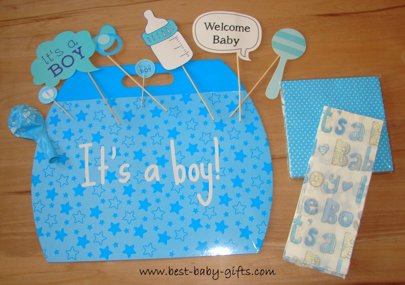 baby boy shower gift wrapping paper