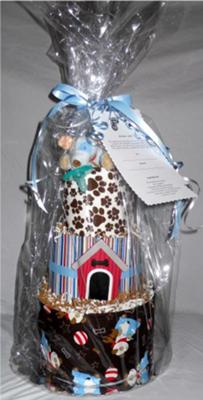 puppy diaper cake