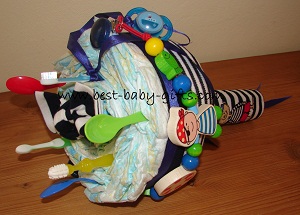 Diaper Bouquet Tutorial Instructions For A Cute Gift