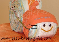 Schneckenkopf mit Ringelband Schneckenkopf mit Ringelband