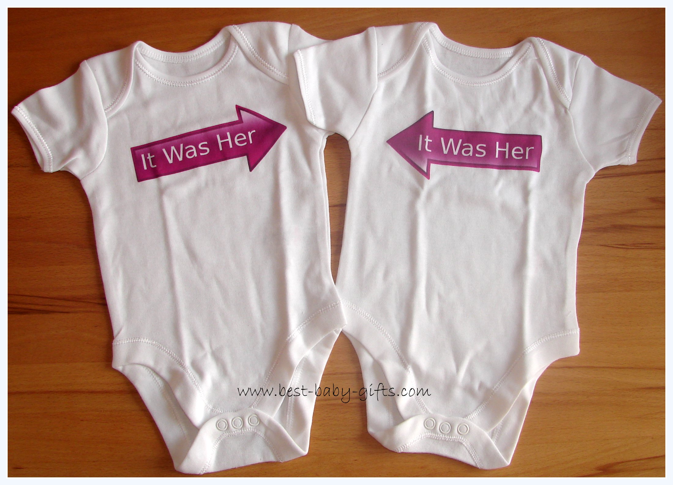 LOVE Novelty Twins Baby Vests Babygrow Baby Twin Gifts Baby Twin set Baby Girl