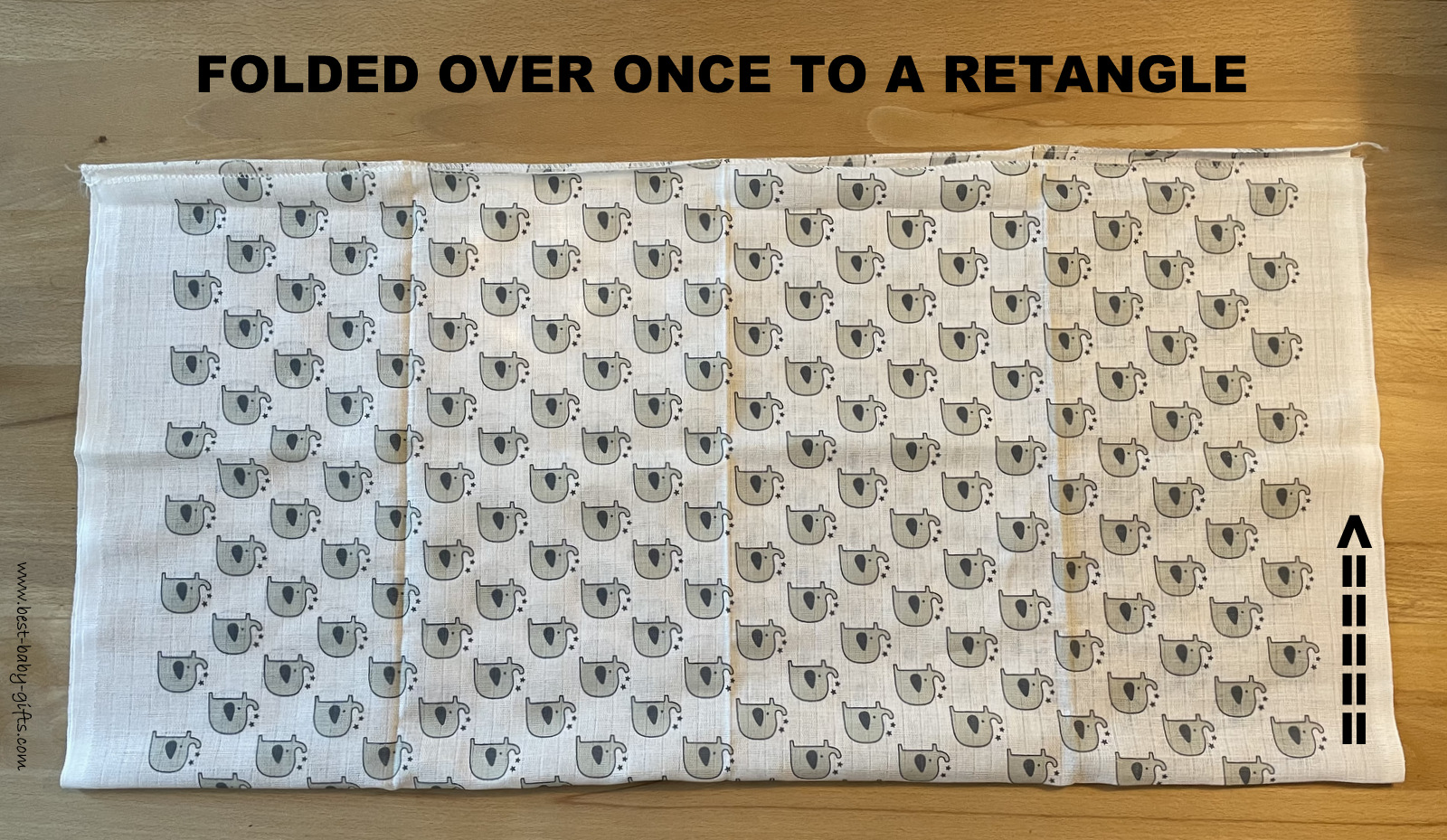 how to fold the cloth to get a diaper basket