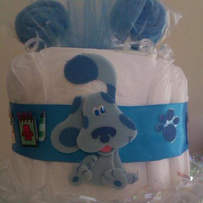 Blues Clues Diaper Cake