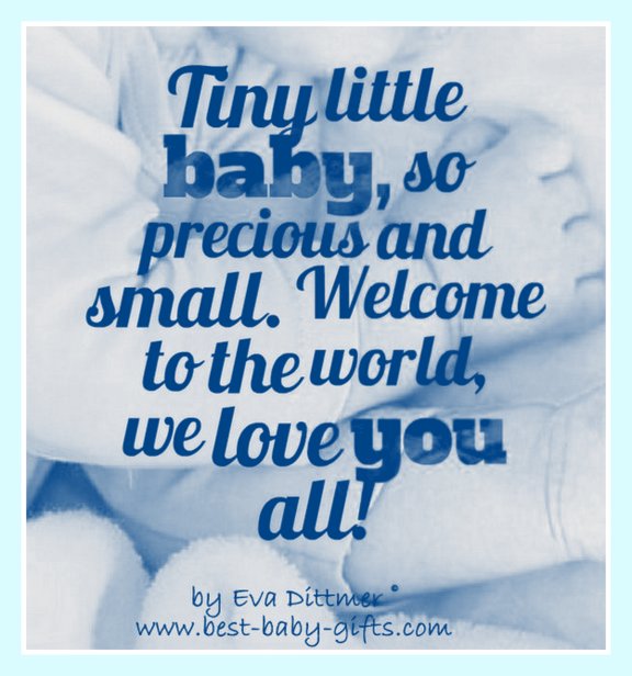 New Baby Poems: quotes, verses and sayings for newborn babies
