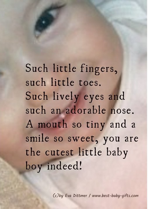 baby boy poems: quotes and verses for newborn boys