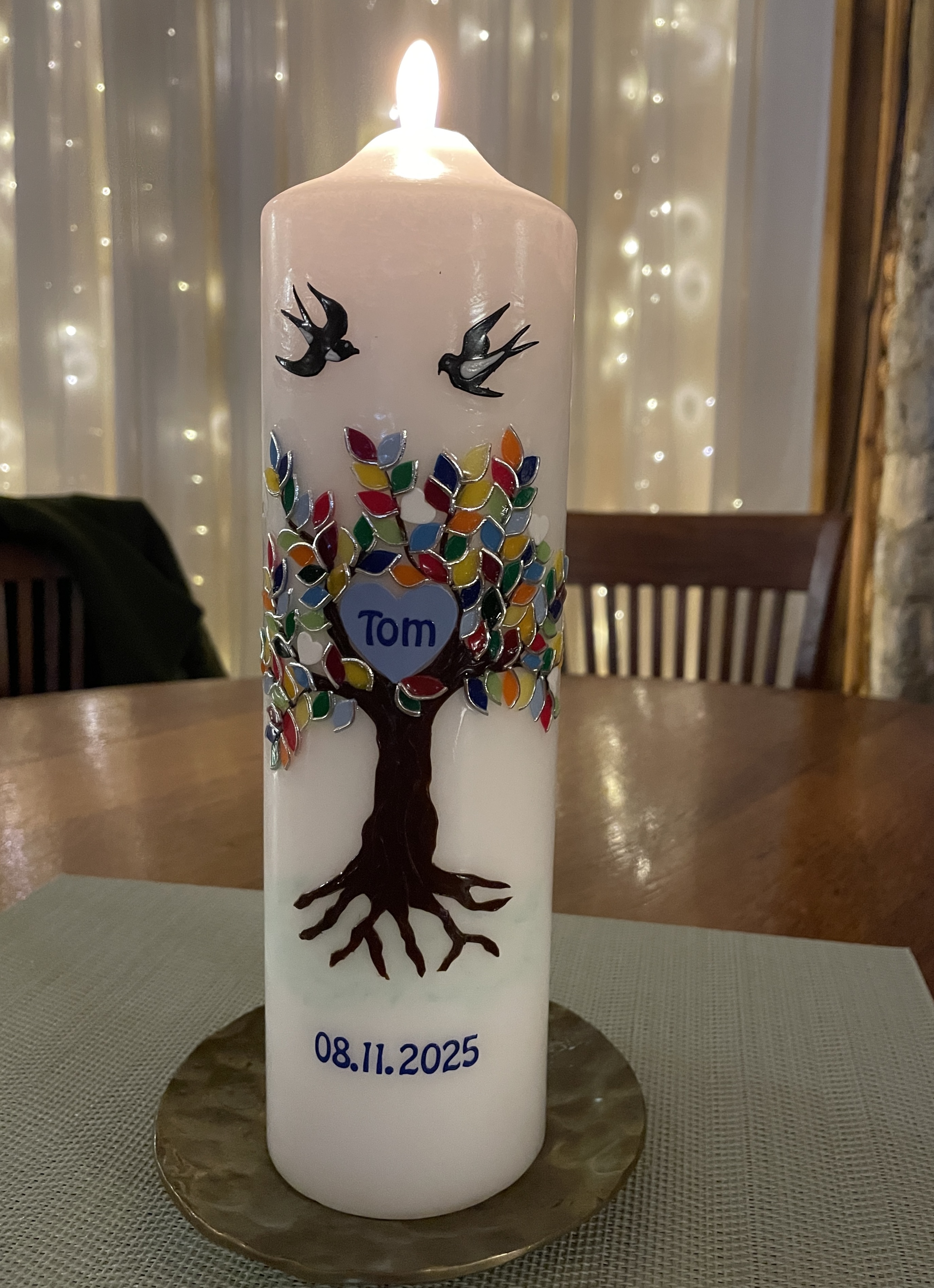 christening candle