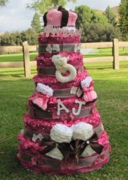 Princess Diaper Cake