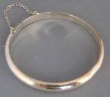 sterling silver baby bangle