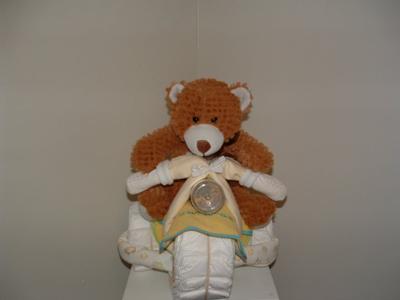 Unisex Diaper Tricycle with Rider