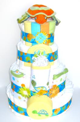 Under the Sea Diaper Cake