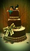 Monkey Diaper Cake