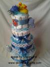 duck diaper cake