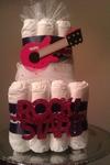 Rock Star Diaper Cake