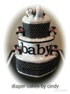 penguin diaper cake