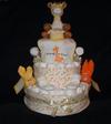Unisex 4-tier Giraffe Diaper Cake