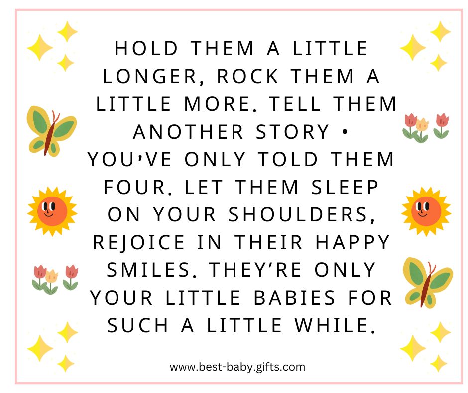 twin babies poem: hold them a little longer...